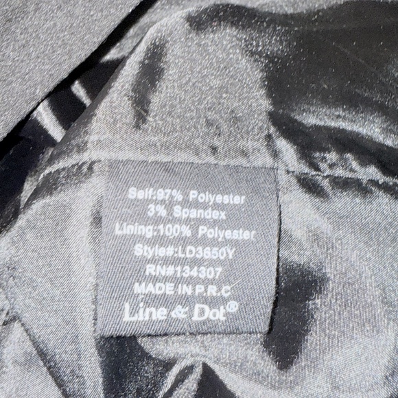 Line & Dot Cecil Off the Shoulder Cocktail/Party Little Black Dress NWT - Picture 4 of 6